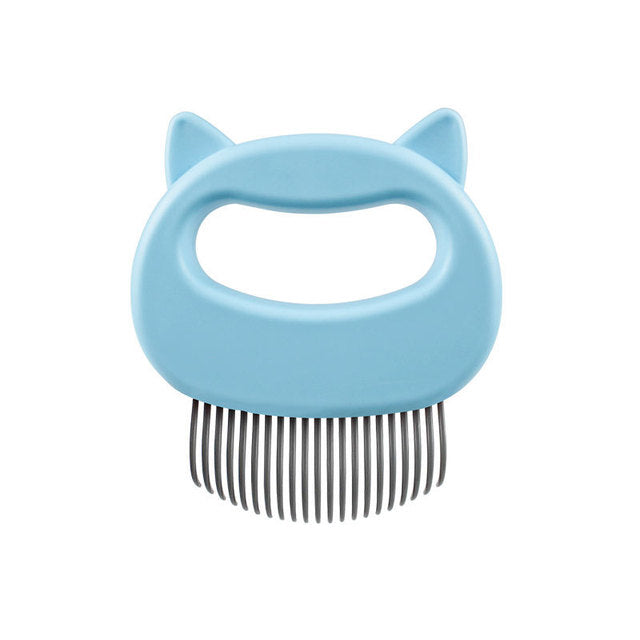 Dierenkam in blauw eenvoudig model