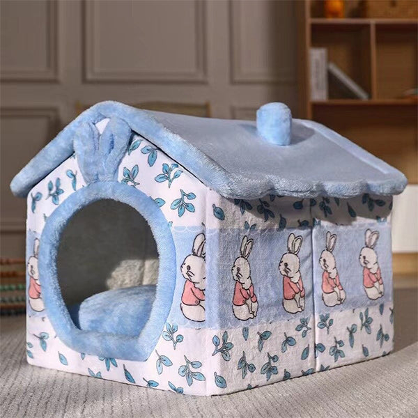 Magisch opvouwbaar dierenhuis licht blauw