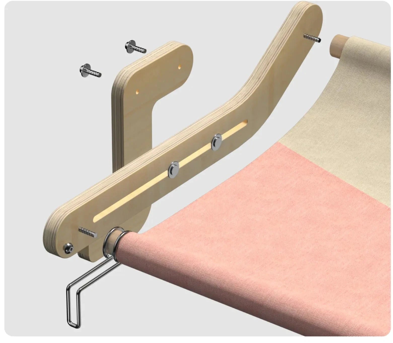 De vensterbank voor katten kan je snel installeren