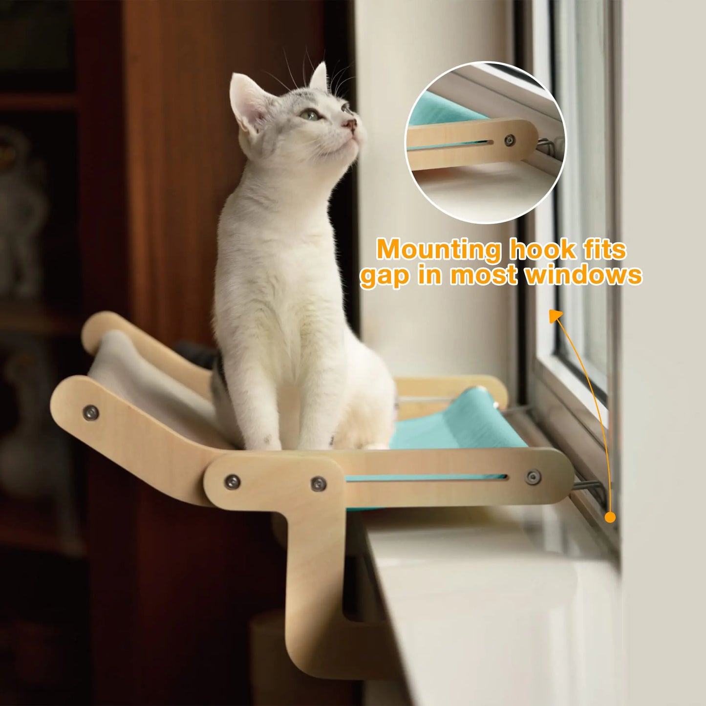Montageinstructie voor vensterbank voor katten