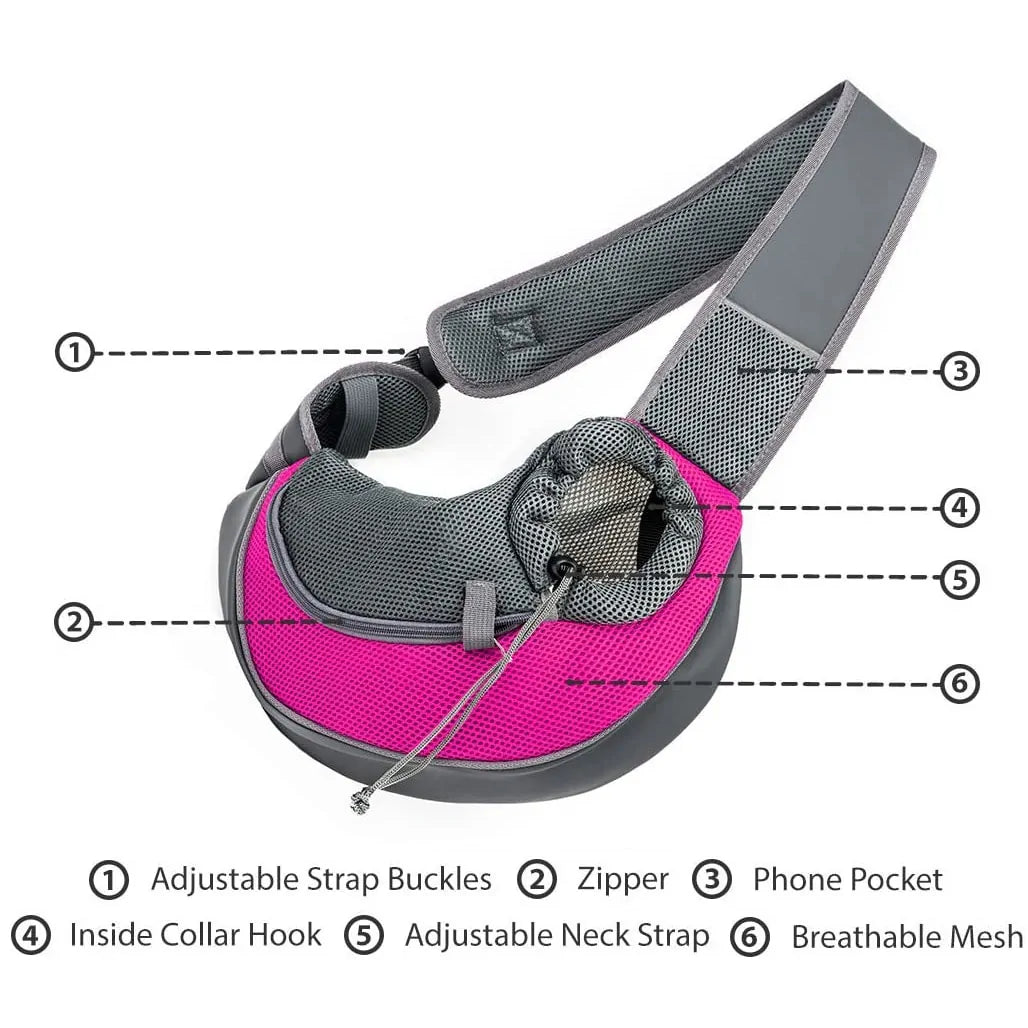 Handige hondendraagzak