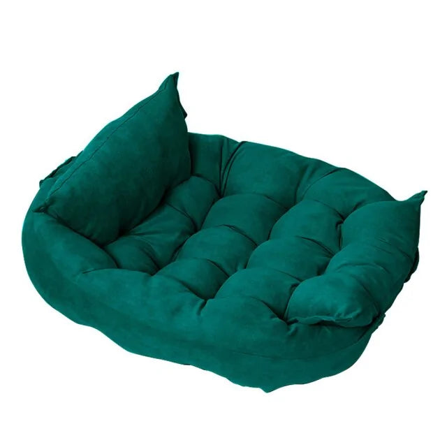 Super zacht huisdierenbed in groen