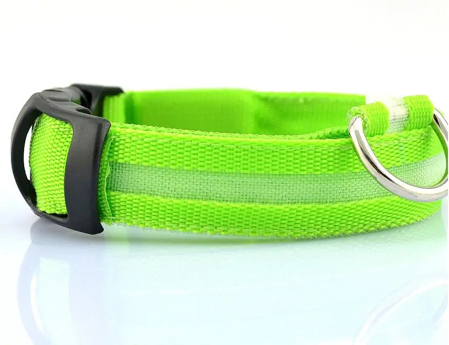 LED Glow-in-the-Dark halsband in groen