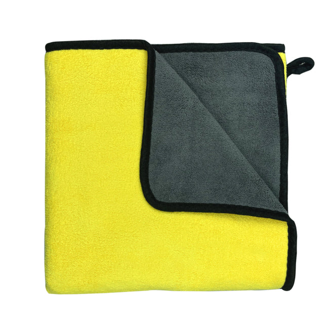 Sneldrogende dierenhanddoek geel