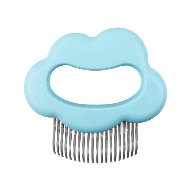 Dierenkam in blauw eenvoudig model