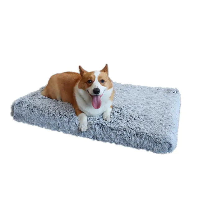 Cozy hondenmatras blauwgrijs met hond