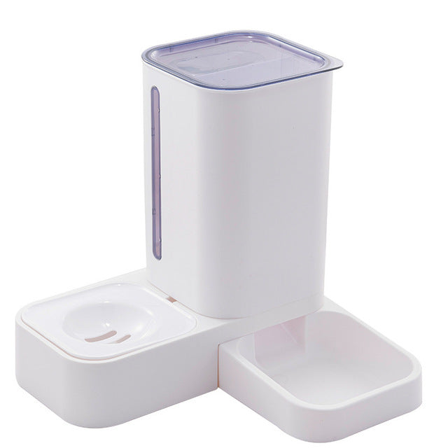 Automatische voerbak paars