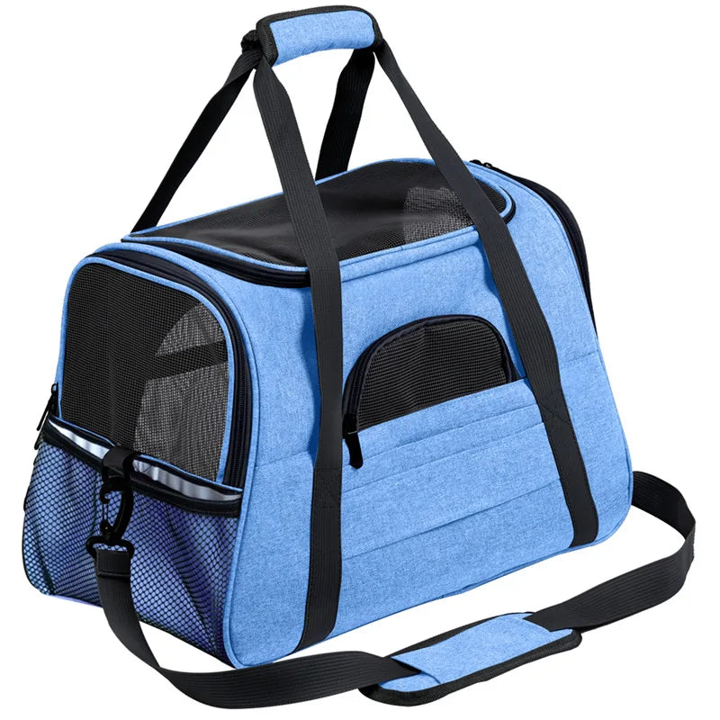 Dierendraagtas blauw