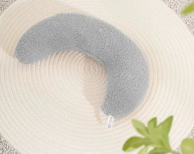 U-vormig kussen grijs