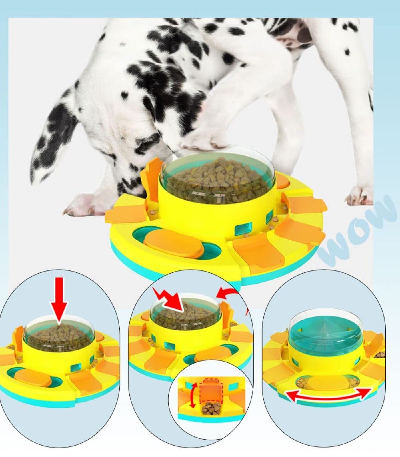 Puzzel voerbak met uitleg