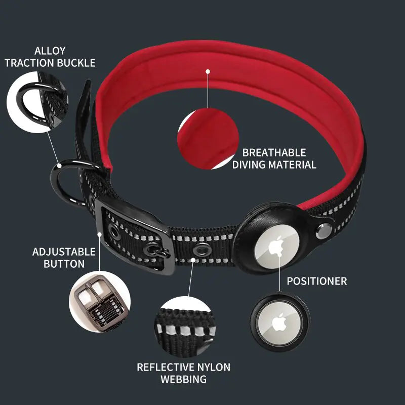 Airtag harnasset met details