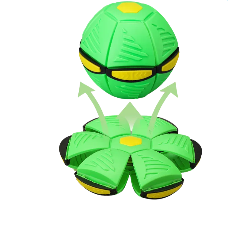 flippende bal in groen