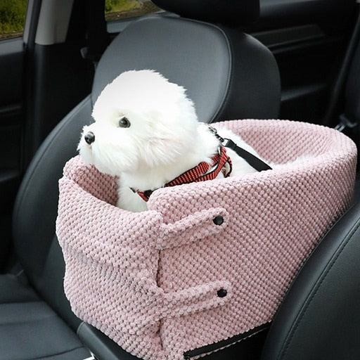 Autostoel met hond
