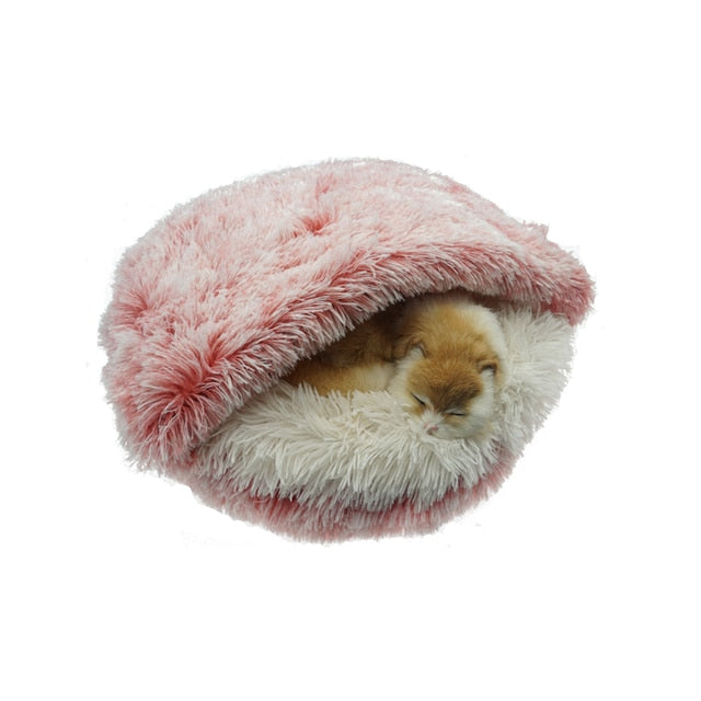 Kat in 2-in-1 dieren bed