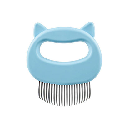 Dierenkam in blauw eenvoudig model