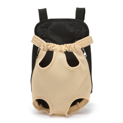 honden en katten rugzak beige