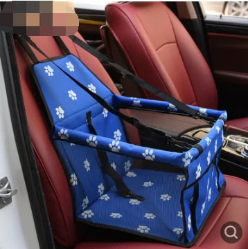 Autostoelhoes in blauwwit