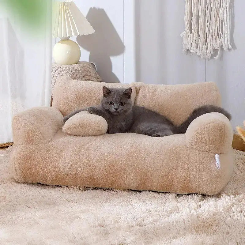 Luxe sofa met kat
