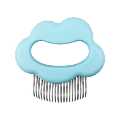 Dierenkam in blauw eenvoudig model