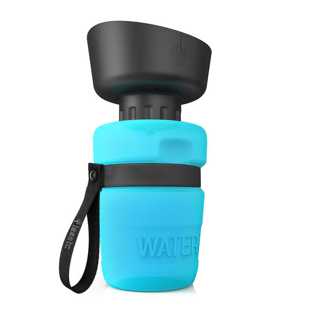 Opvouwbare waterfles in blauw