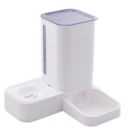 Automatische voerbak paars