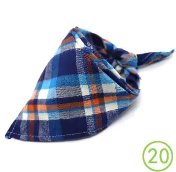 Hondensjaaltje blauw wit oranje