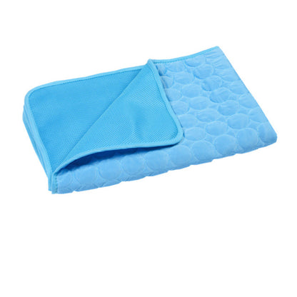 Koelende deken in blauw