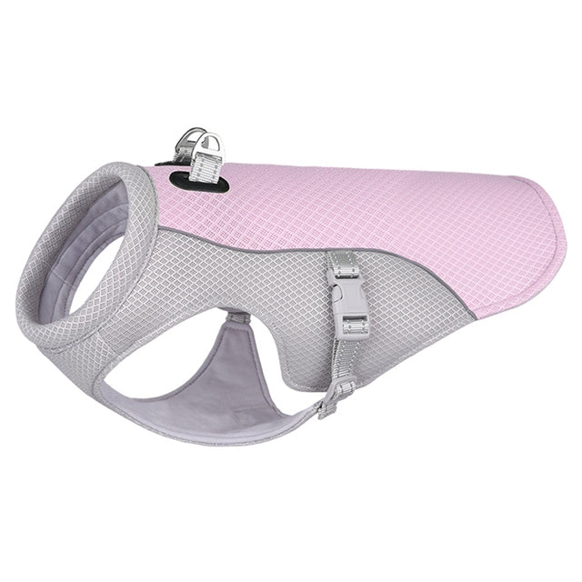 honden koelvest roze