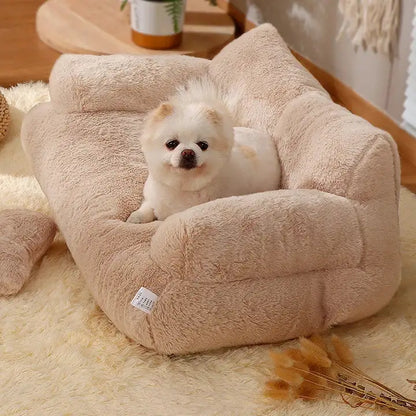 Luxe sofa met hond