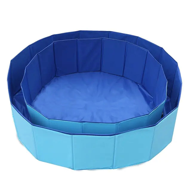 Hondenbad in blauwe variant