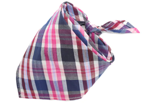 Hondensjaaltje roze blauw wit