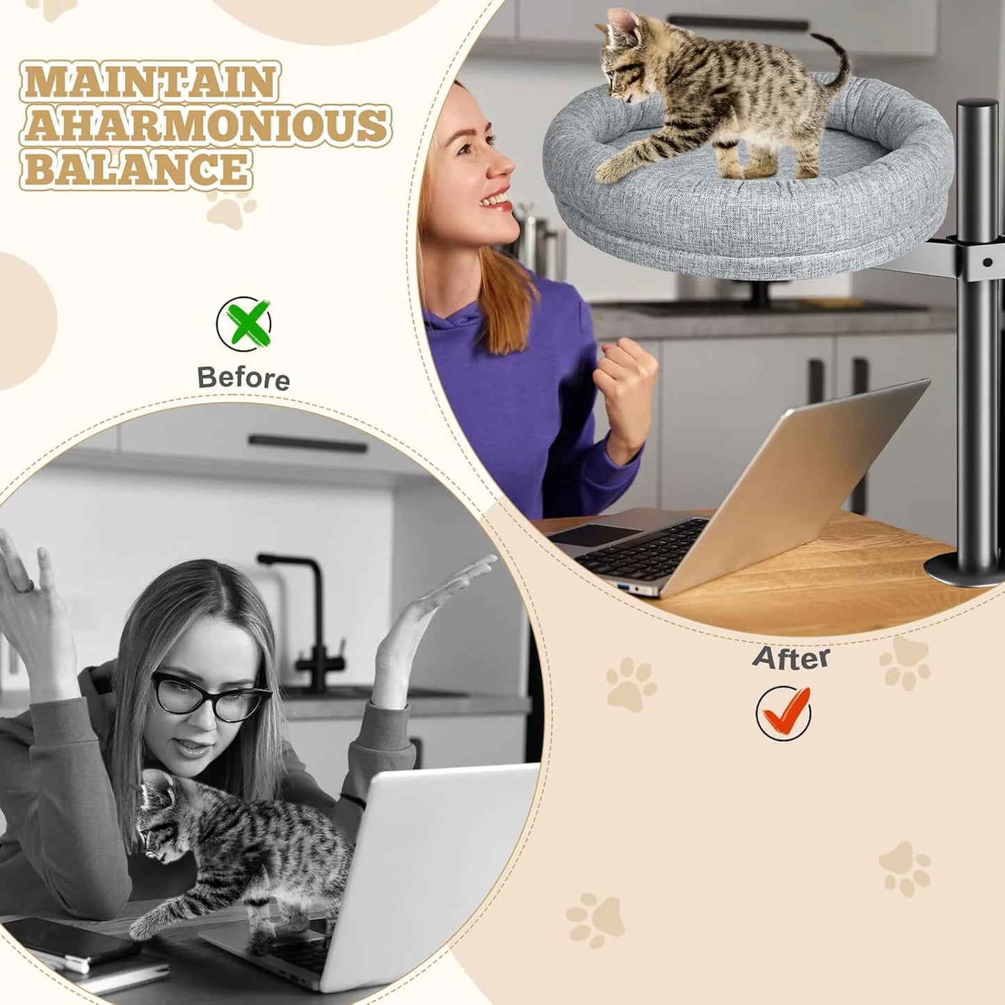 Gezellige mand voor op je bureau